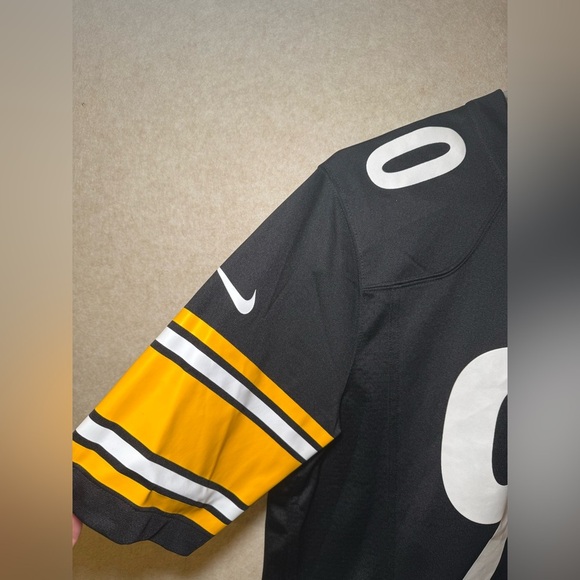 Pittsburgh Steelers T.J. Watt Nike Black On Field Game Jersey, Men's Size M - Picture 4 of 13